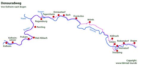 Donauradweg 5 Etappe Kelheim Bis Bogen