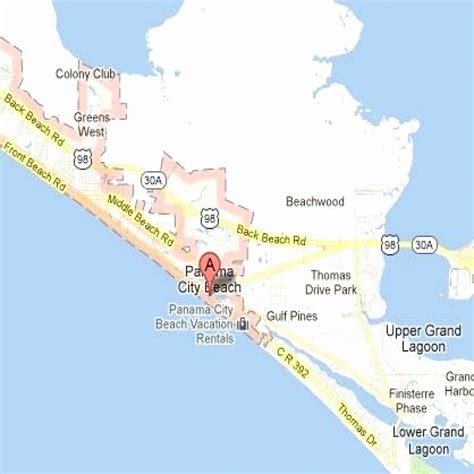 beaches  panhandle  florida map  schedule