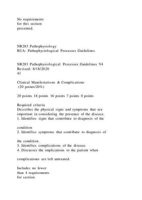 Nr Pathophysiology Rua Pathophysiological Processe Pdf