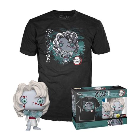 Funko Pop And Tee Demon Slayer Kimetsu No Yaiba Rui Glow In The Dark