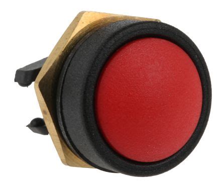 Spdt No Nc Momentary Push Button Switch Panel Mount Itw