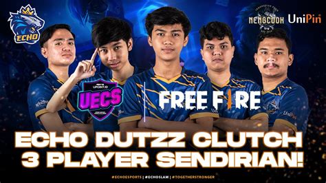 Freefire Dutzz Clutch Player Uecs Season Best Gameplay By Echo