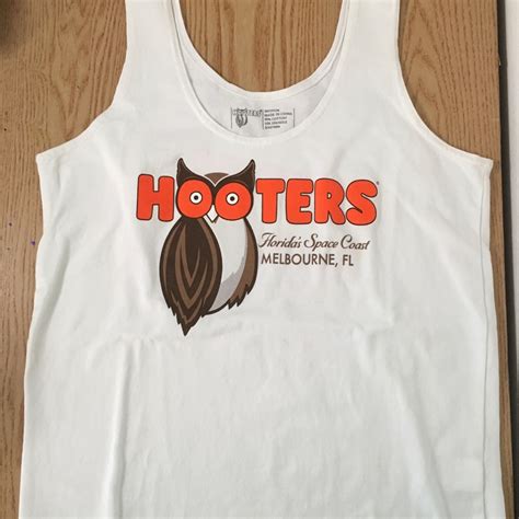 B6 Hooters Girl Worn Rare Uniform Tank From Melbourne Gem