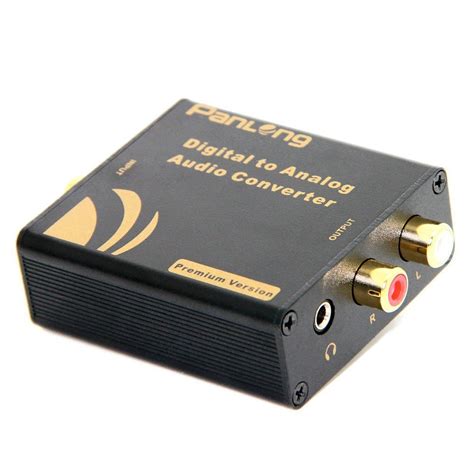 Panlong Optical Spdif Toslink Coaxial Digital To Analog Audio