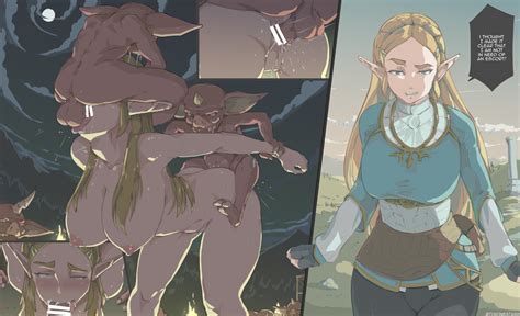 Princess Zelda And Bokoblin The Legend Of Zelda And 1 More Drawn By