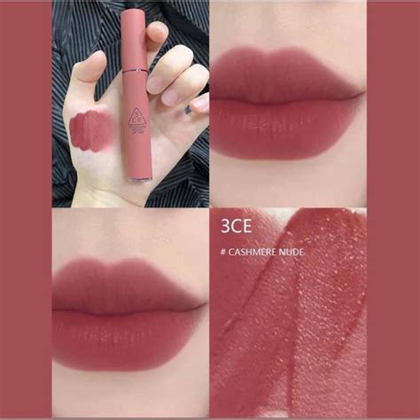Son Kem Lì 3CE Velvet Lip Tint Mẫu Mới 2021 bitter hour Walk N Talk Cashmere Nude