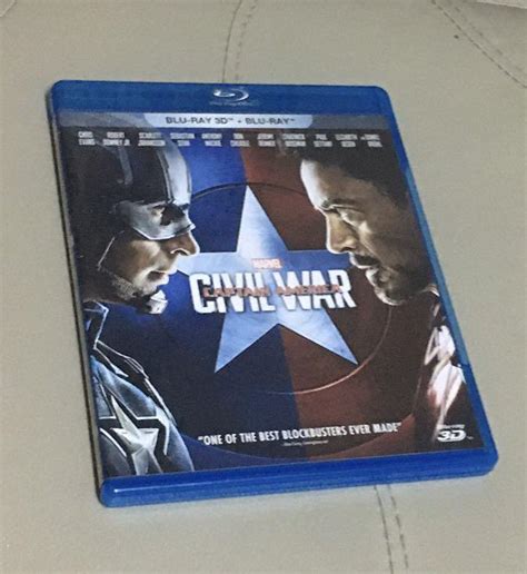 美國隊長3英雄內戰 Captain America 3 Civil War 2d 3d Blu Ray 興趣及遊戲 收藏品及