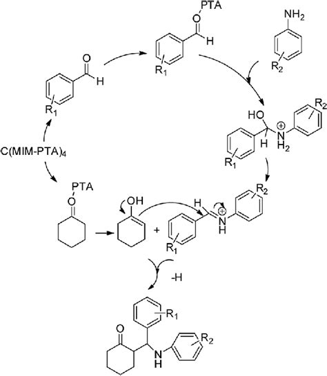 Scheme Proposed Mechanistic Pathway For The C Mim Pta Promoted