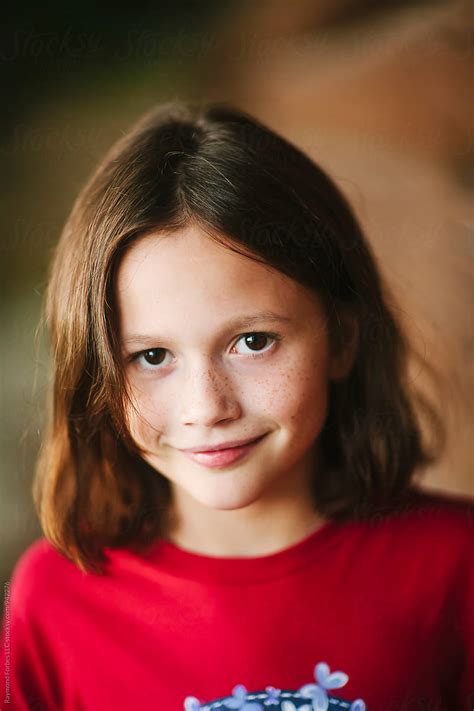 Portrait Of Young Girl By Stocksy Contributor Raymond Forbes Llc Stocksy