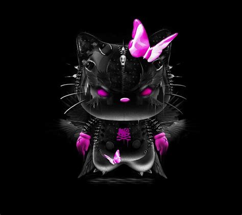 Goth Hello Kitty Gothic Hello Kitty Hd Phone Wallpaper Peakpx