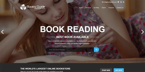 25 Professional Bookstore Website Template And Wordpress Themes