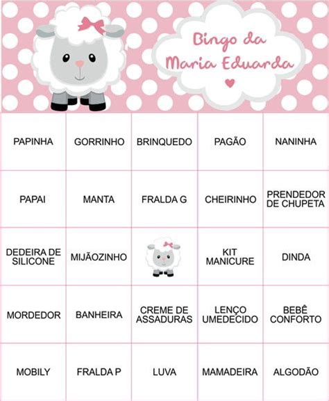 Bingos Dos Nomes Cartela Para Imprimir