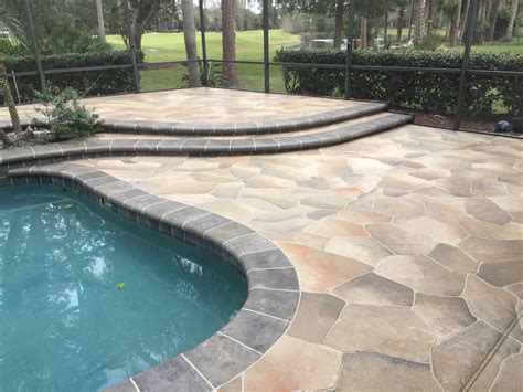 Flagstone Pool Deck Flagstone Pool Decks Backyard Pool Landscaping