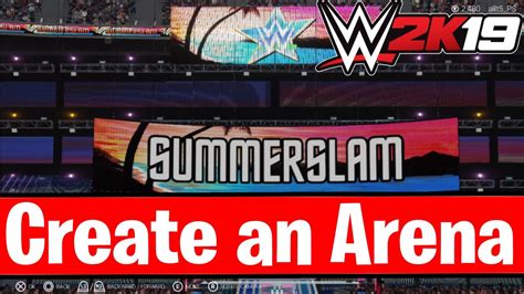 Custom Summerslam Wwe K Create An Arena With Textures In The