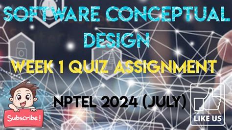 Software Conceptual Design Week Quiz Assignment Solution Nptel