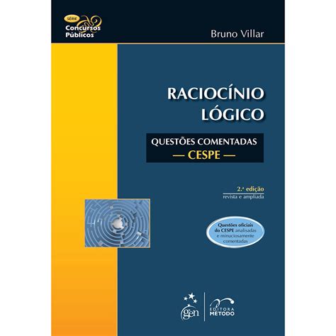 Livro Racioc Nio L Gico Quest Es Comentadas Cespe Em Promo O