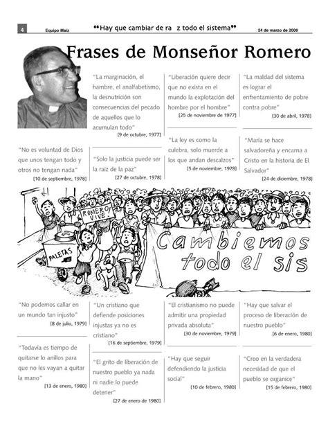 El Salvador Rojo Monseñor Romero Suplemento Equipo Maíz