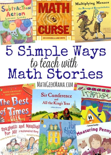 5 Simple Ways to Teach with Math Story Books