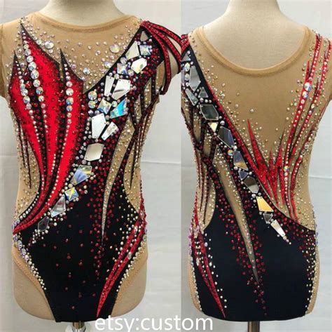 Rhythmic Gymnastics Leotards Custom Rg Gymnastics Leotard Etsy