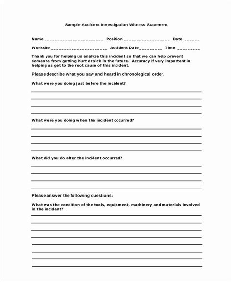 Human Resources Investigation Report Template