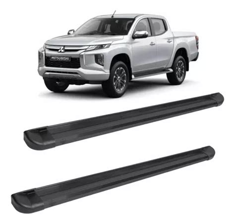 Estribo Alum Nio Preto Mitsubishi L Triton Frete Gr Tis