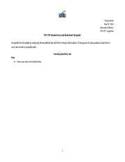 Psy Module Four Lab Worksheet Template Docx Charity Keith May