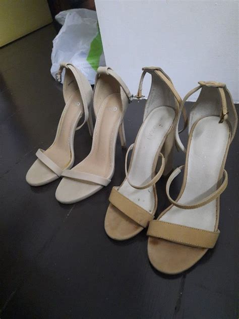Novo Merril Stiletto Heels In Nude Beige Women S Fashion Footwear Heels On Carousell