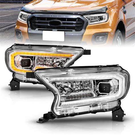 AmeriLite For 2019 2022 Ford Ranger XL XLT Pickup Full LED Switchback