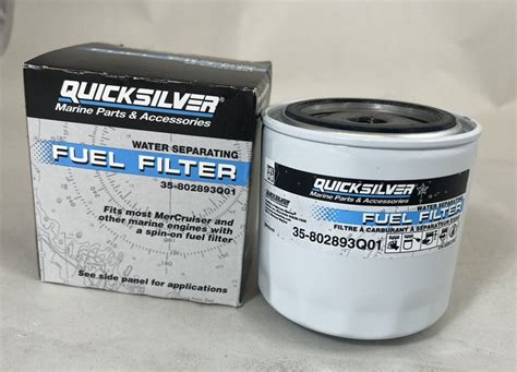 QUICKSILVER 35 802893Q Cross Reference Fuel Filters