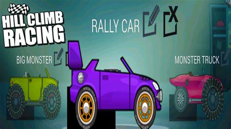 Hill Climb Racing Garage New Update Rally Car Gameplay Android Ios