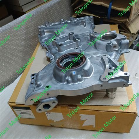 Jual Case Timing Chain Cover Pompa Oli All New Pajero Dakar New Triton