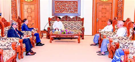 DPM MoFA Union Minister Receives UN Resident And Humanitarian