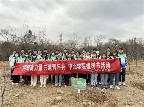 团聚青力量 共建青年林｜中北学子参与义务植树劳动