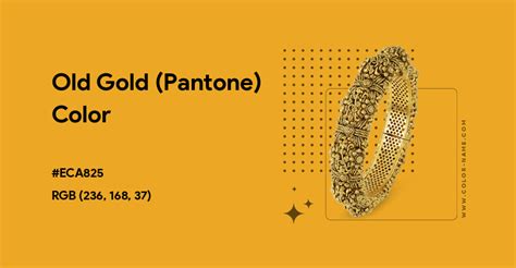 Old Gold (Pantone) color hex code is #ECA825