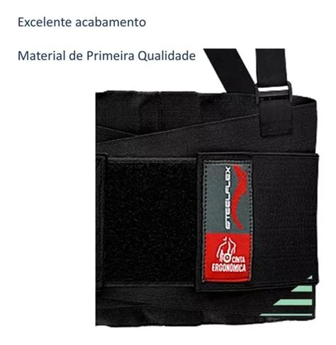 Cinta Ergonômica Lombar Para Proteção De Coluna Steelflex R 66 em Mogi