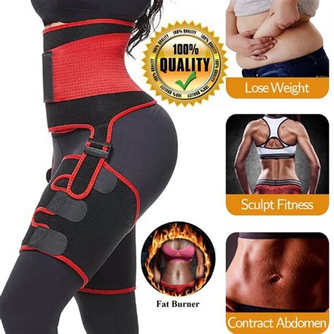 Lilvigor 3 In 1 Waist Trainer Thigh Arm Trimmer For Women Double