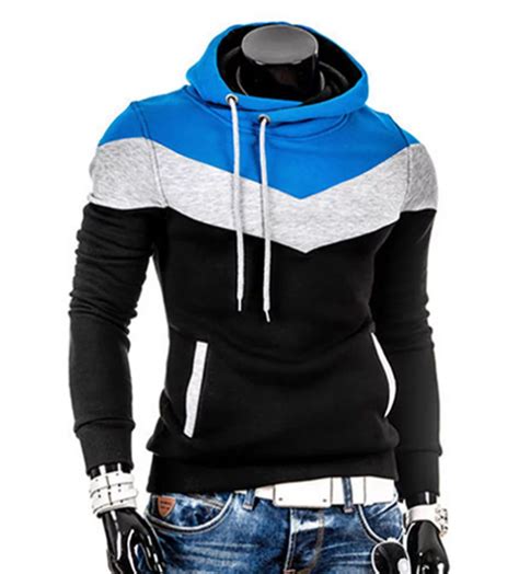 Hoodie Dengan Desain Bahan Patchwork Yang Unik Desain Id