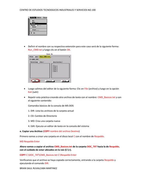 Guia Practica De Comandos En Ms Dos Pdf