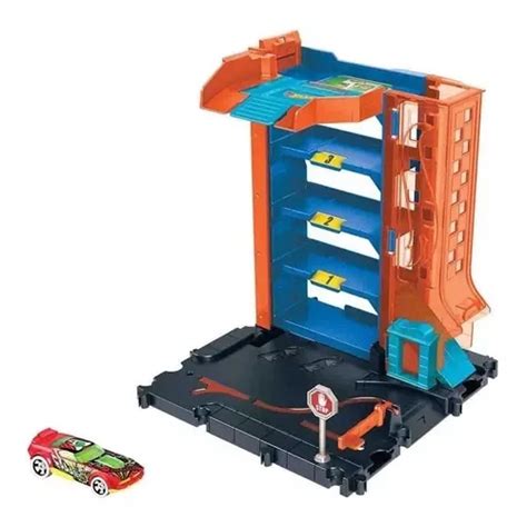 Hot Wheels Pista City Downtown Garagem Mattel Clubinho Do Desconto