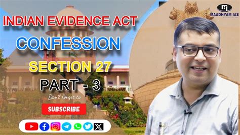 Indian Evidence Act Confession Section Part By Vijay