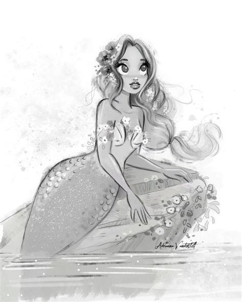 Mermaid Artwork Mermaid Drawings Mermaid Pose Mermaid Tails Mermaid