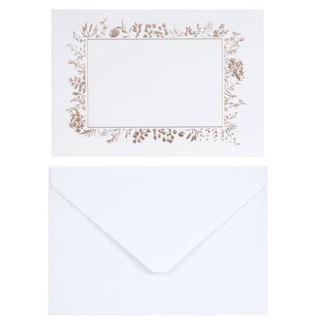 Floral Flat Cards & Envelopes by Recollections™, 5" x 7" | Michaels