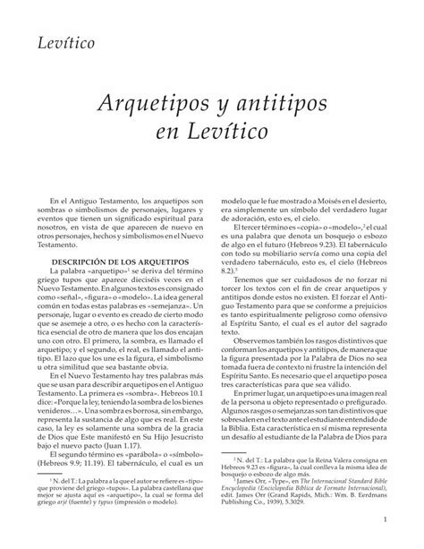 PDF Arquetipos y antitipos en Levítico Biblecourses es