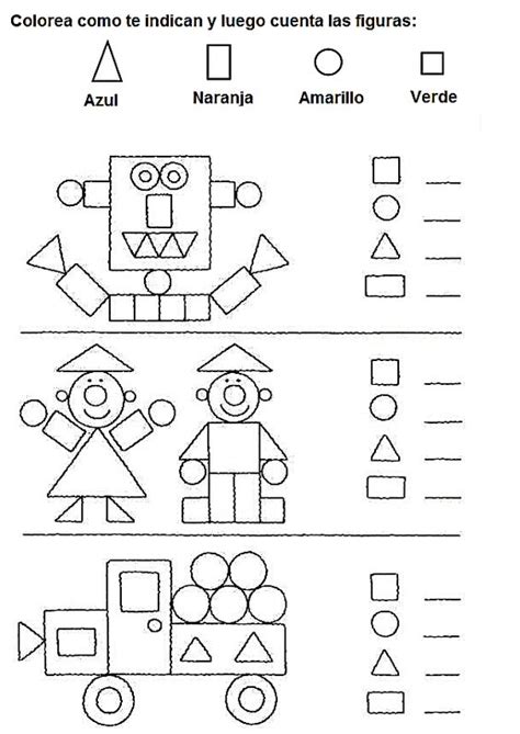 Fichas Para Ni Os De Infantil A Os Figuras Geometricas Para Hot Sex Picture