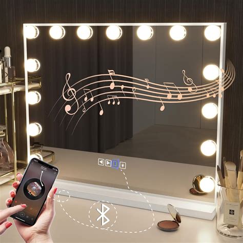 Hansong Bluetooth Hollywood Vanity Mirror With Lights Usb Charging