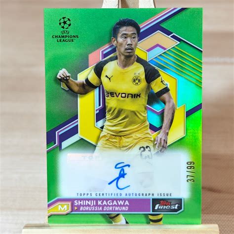 Yahooオークション 99枚限定 香川真司 2022 23 Topps Finest Uefa C