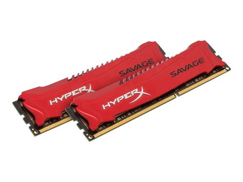 Memória RAM DDR3 HYPERX Savage (2 x 4 GB - 2133 MHz - CL 11 - Vermelho ...