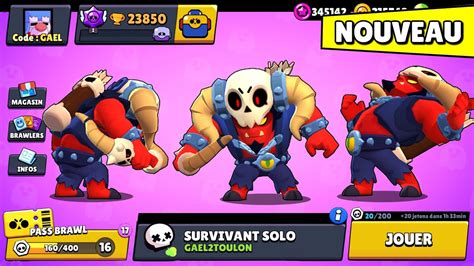 Brawl Stars On Ach Te Le Nouveau Skin De Bo Infernal Youtube