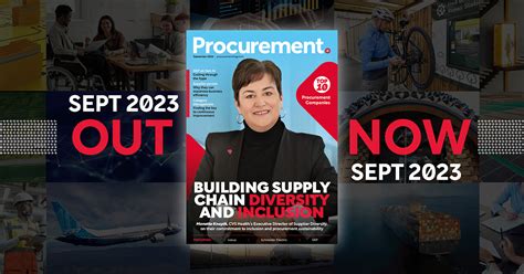 Procurement Magazine On Linkedin Procurement Magazine September 2023