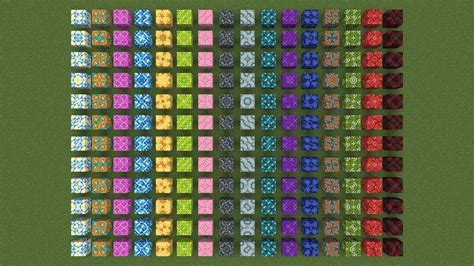 All possible patterns with terracotta : r/Minecraft